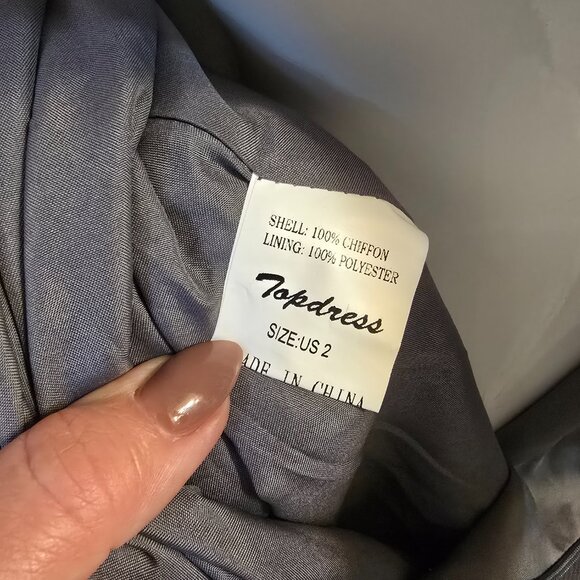 🏷️NWT - TOPDRESS Short Beaded Prom Dress Halter sz 2 - NWT🏷️ - Picture 9 of 9